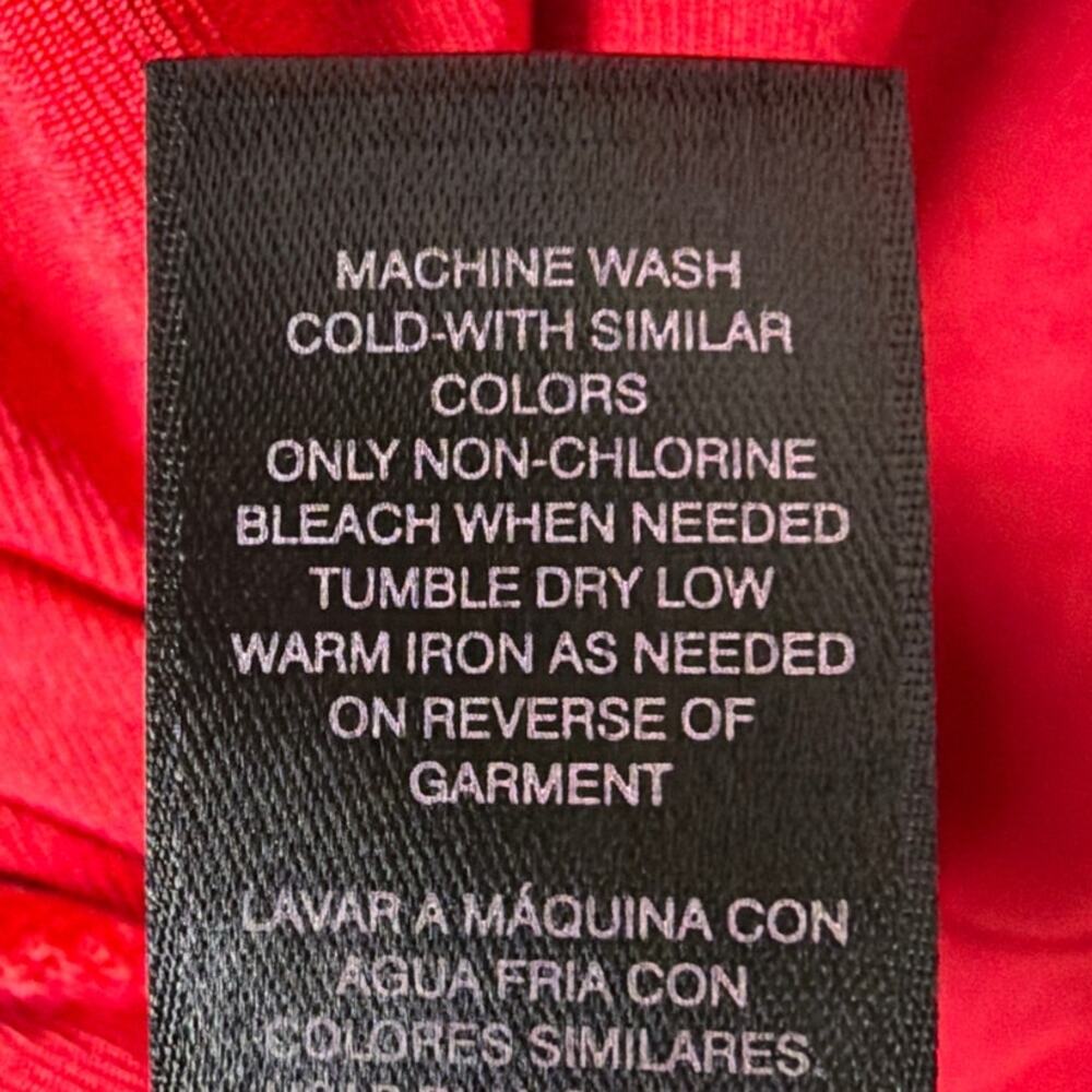 Chico's Travelers Liquid Knit Jacket Red SZ XL Red Wrinkle Free Travel Resort - Picture 8 of 8